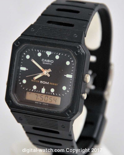 CASIO - AQ-30W - Digi-Ana - Vintage Digital Watch - Digital-Watch.com