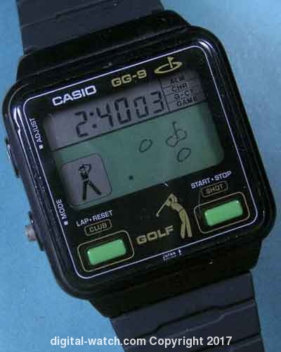 casio watch golf