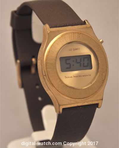 texas instruments lcd quartz watch