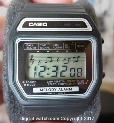 CASIO - H104 - Melody - Vintage Digital Watch - Digital-Watch.com