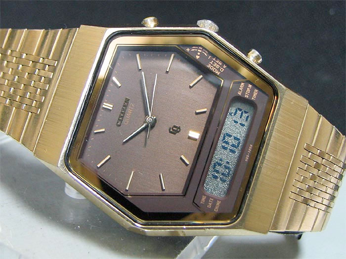 CITIZEN - 41-8064 - Digi-Ana - Vintage Digital Watch