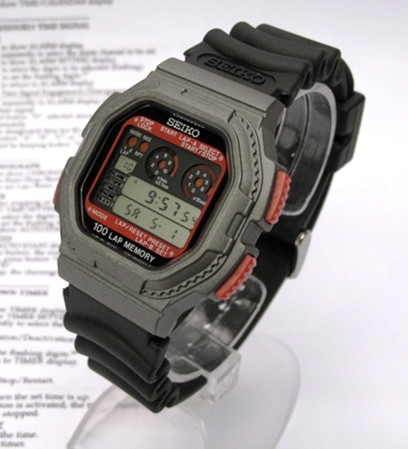 SEIKO - W358-4A19 - Sports - Vintage Digital Watch - Digital-Watch.com