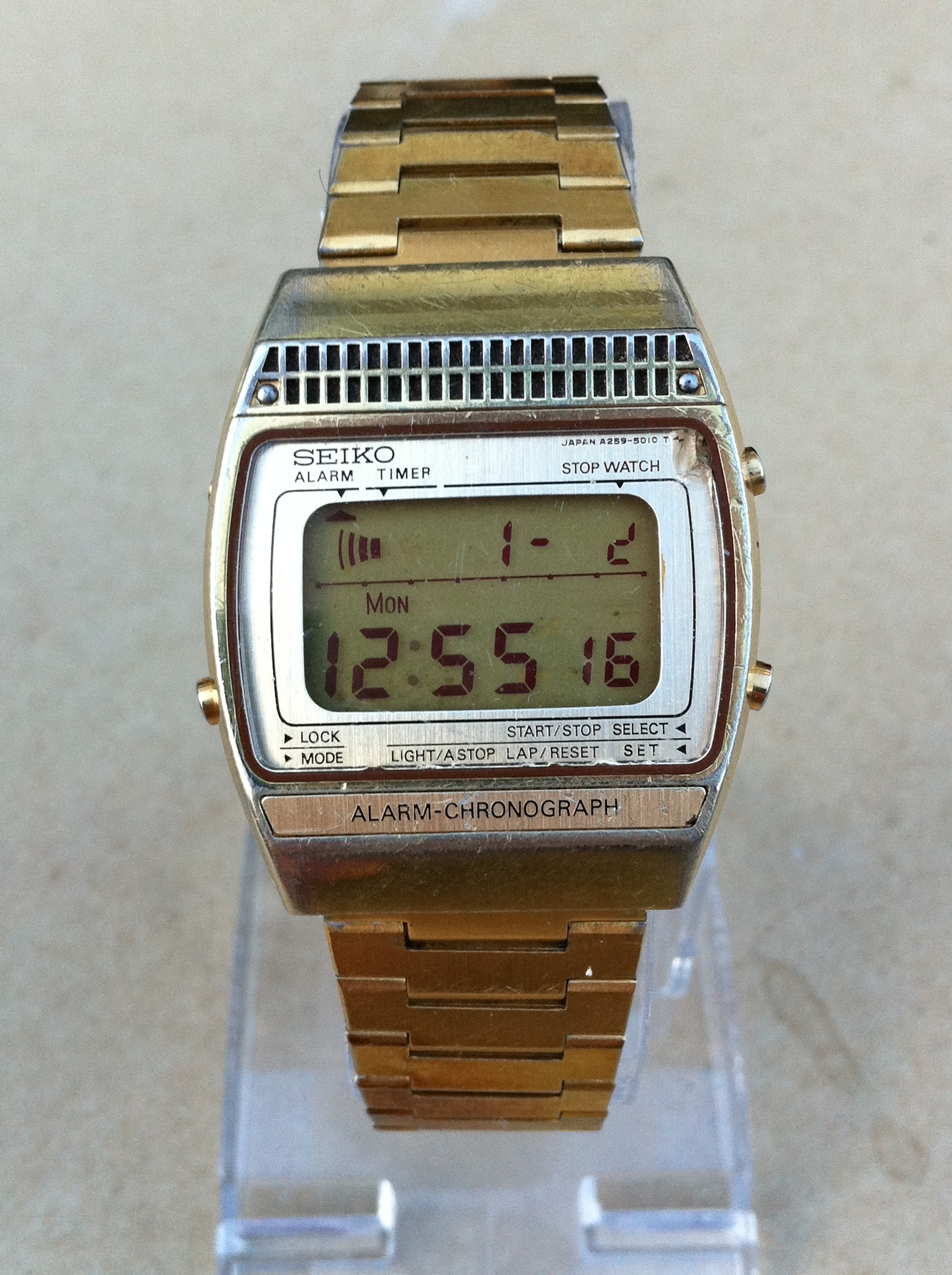 SEIKO - A259 5000 - Digital - Vintage Digital Watch - Digital