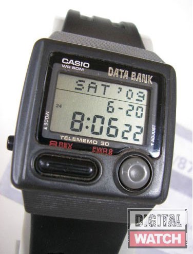 CASIO - DB-33W - Databank - Vintage Digital Watch - Digital-Watch.com