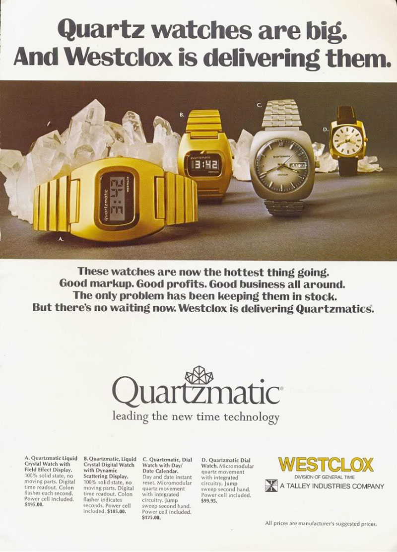 WESTCLOX-Quartzmatic
