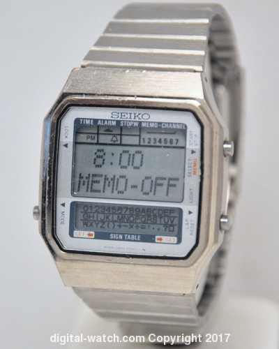 SEIKO - D409-5000 - Databank - Vintage Digital Watch 