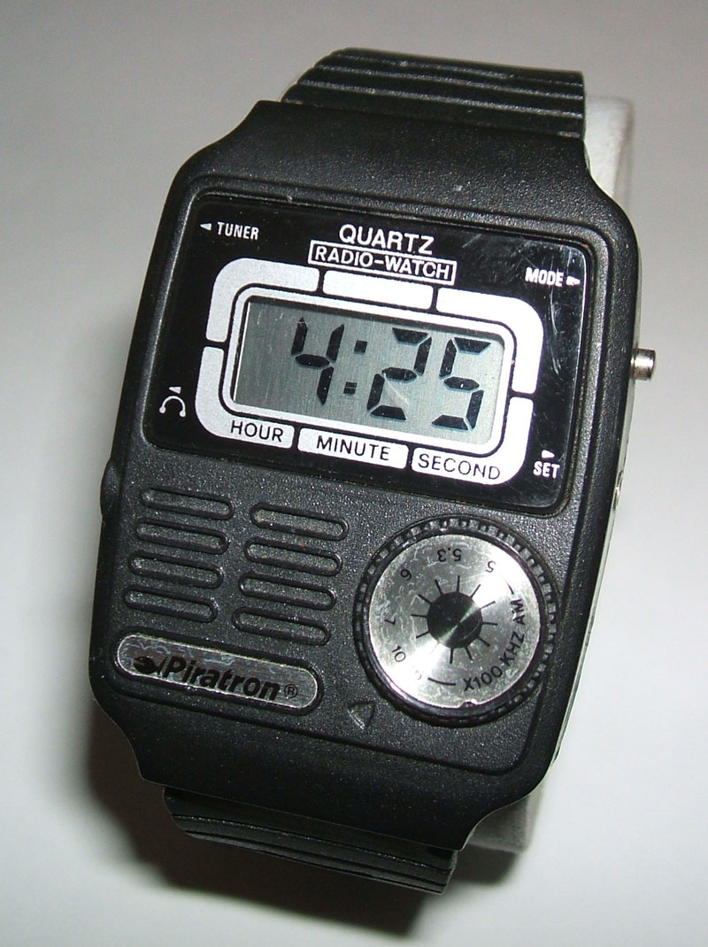 PIRATRON - Radio Watch - Novelty - Vintage Digital Watch - Digital ...